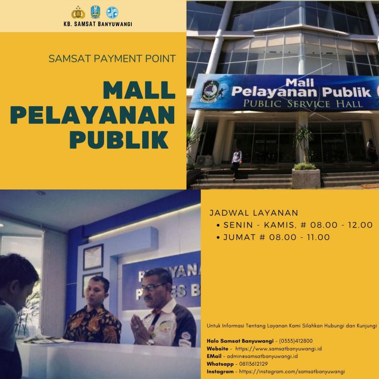 Mall Pelayanan Publik – SAMSAT Banyuwangi